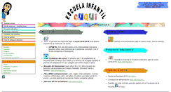 Desktop Screenshot of escuelainfantilcuqui.com